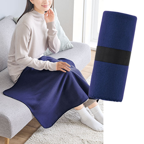 ベルト付きフリースブランケット